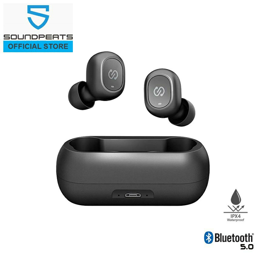SoundPEATS TrueFree true wireless earbuds waterproof bluetooth 5.0