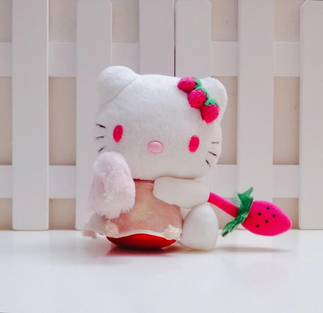 hello kitty strawberry bear plush