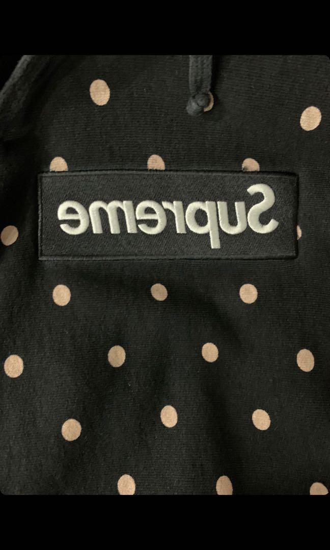 Supreme x CDG polka dots hoodie