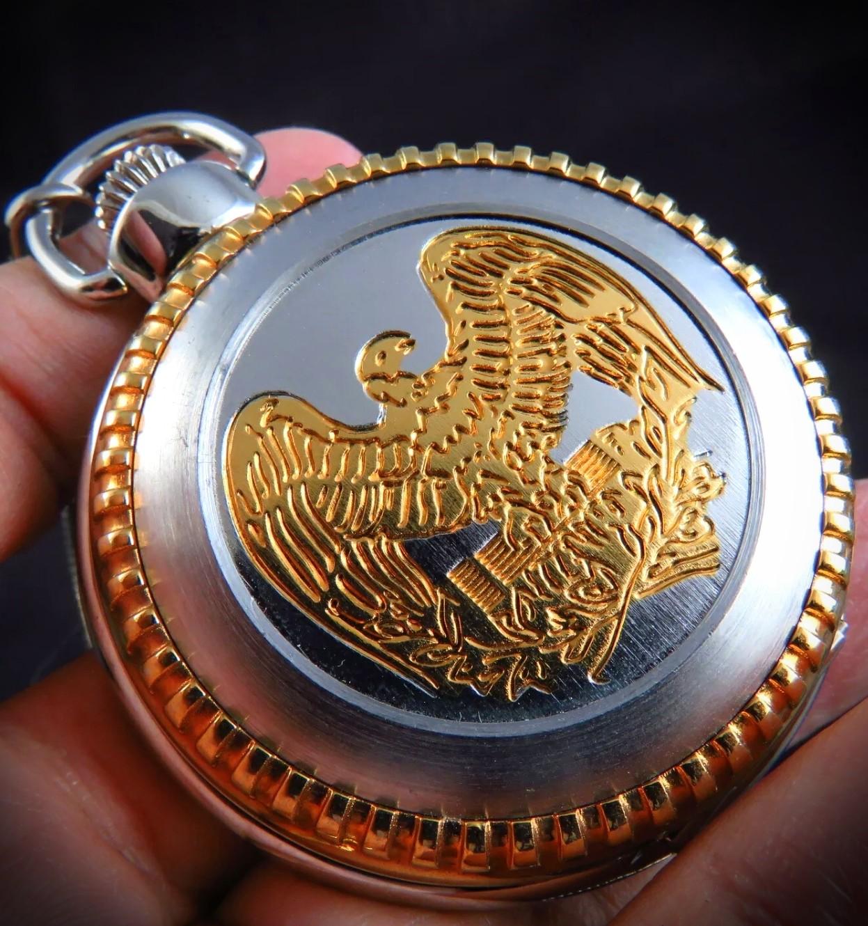 SWISS BALANCE ANTIQUE STYLE POCKET MEN WATCH
