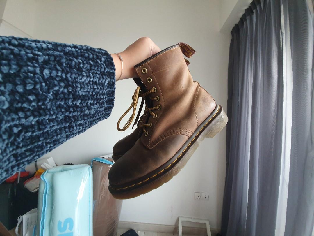 The Original Dr Martens Brown Lace Up 