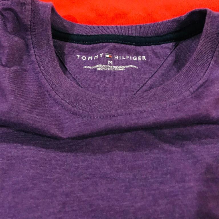 tommy hilfiger t shirt purple