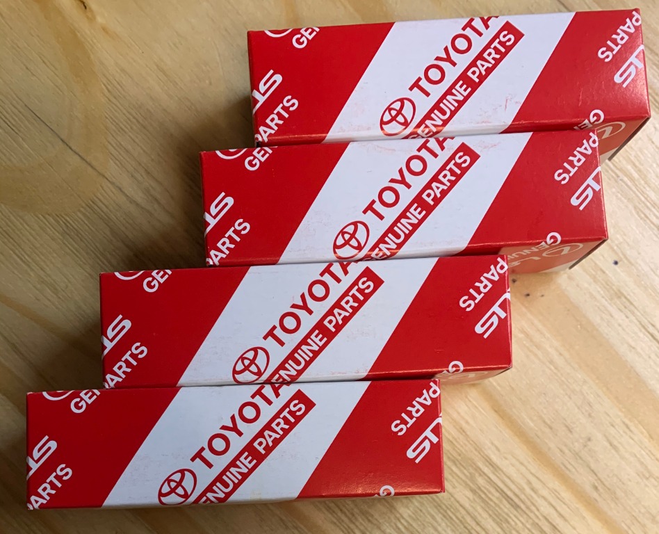 Toyota Sienta Hybrid Original Iridium Spark Plug Set, Car Accessories