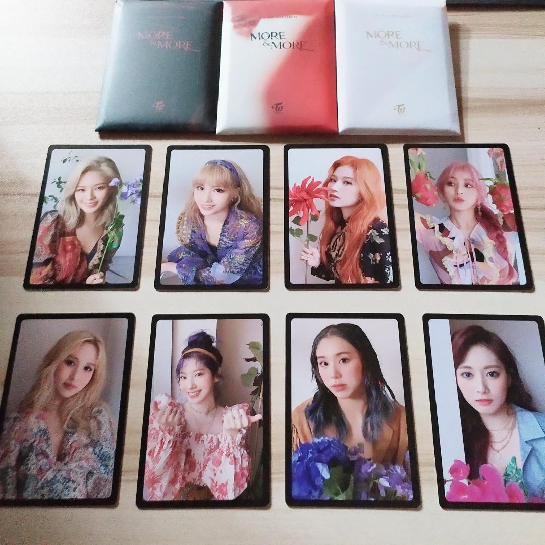 Twice More & More Ver. A - Pre-Order Benefit Photocards (Pob Pcs) 💙,  Hobbies & Toys, Memorabilia & Collectibles, K-Wave On Carousell