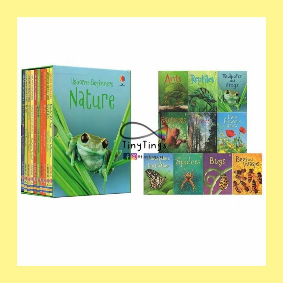 Usborne Beginners Nature 10 Book Collection Books Stationery Children S Books On Carousell Usborne illustrated dictionary of science a reference guide to physics chemistry and biology. usborne beginners nature 10 book