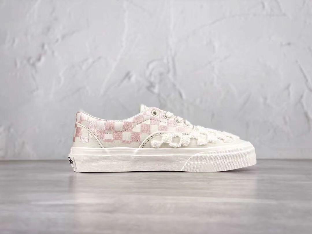 Vans Era Fur Checkerboard Women s