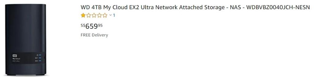 Wd Western Digital My Cloud Ex2 Network Attached Storage Nas Electronics Computers Others On Carousell