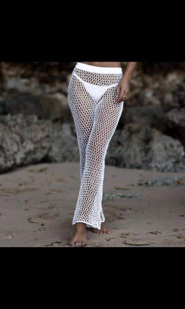 crochet beach pants