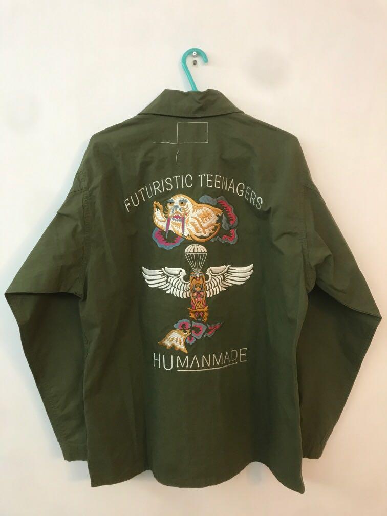 Wtaps x Human Made MILL JUNGLE LS, 女裝, 上衣, T-shirt - Carousell