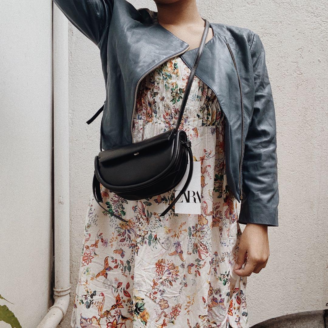 zara minimal mini crossbody bolsa