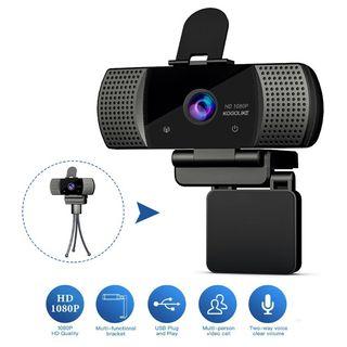 Free Tripod 1080P Autofocus Webcam (with Free Tripod)