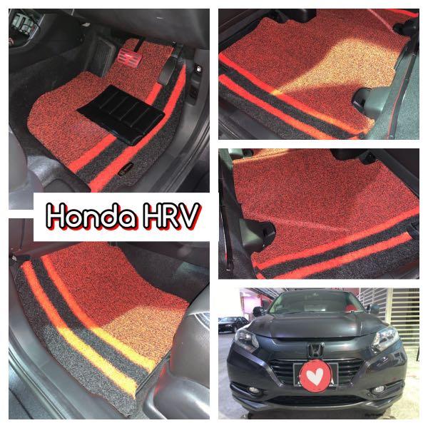 2018 Honda HRV Customized Car Floor Mat!! (Double Tone Red Colour