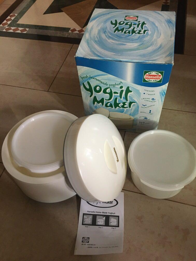 乳酪機 Hansells Yoghurt maker Yogit maker, 家庭電器, 廚房電器, 咖啡機及咖啡壺 Carousell