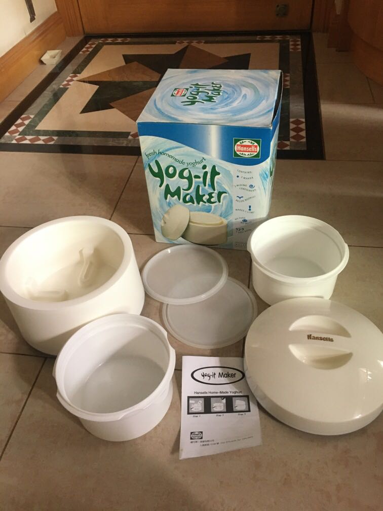 乳酪機 Hansells Yoghurt maker Yogit maker, 家庭電器, 廚房電器, 咖啡機及咖啡壺 Carousell