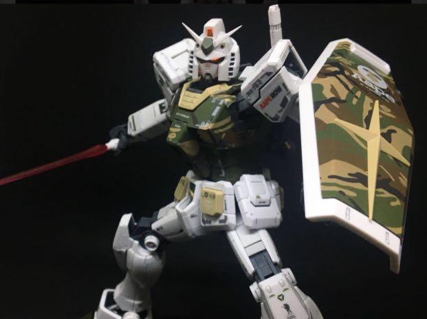 限定MG AAPE RX-78-2 Gundam GRN-Camo ver. 3.0 高達ver3 叢林迷彩版1