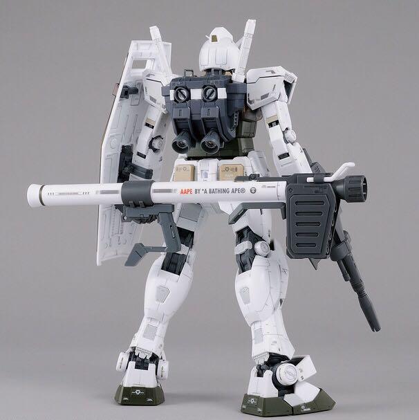 限定MG AAPE RX-78-2 Gundam GRN-Camo ver. 3.0 高達ver3 叢林迷彩版1