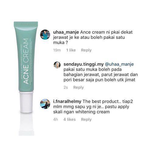 whitening acne cream