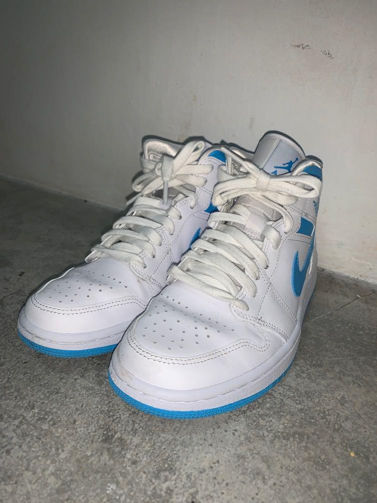 White light discount blue jordans