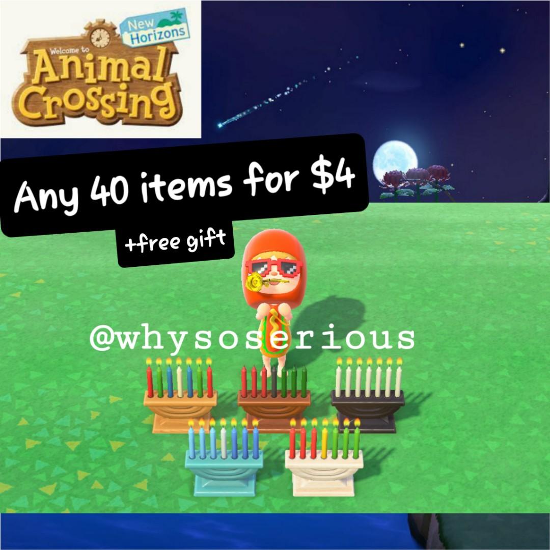 All Celebratory Candle Set Animal Crossing New Horizons Same Day Delivery Toys Games Video Gaming In Game Products On Carousell