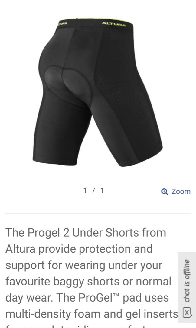 altura progel 2 undershorts