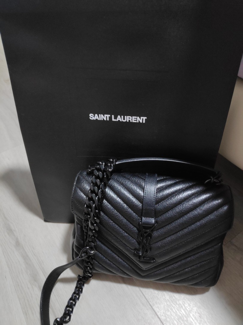 YSL Lou Camera Bag unboxing and try on / Gucci VS YSL #ysl  #whitedesignerbag 