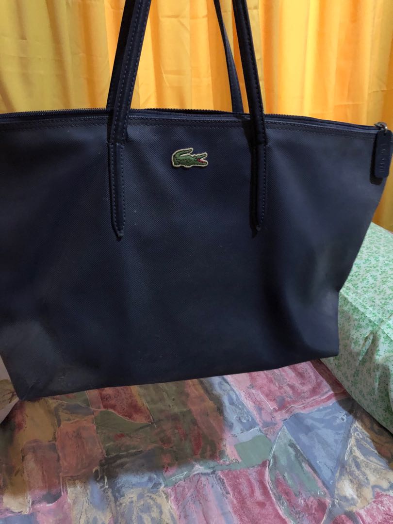 Authentic Lacoste Tote Bag, Women's Fashion, Bags & Wallets, Tote Bags ...