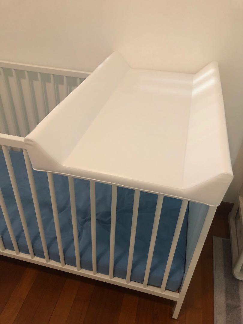 changing board over cot