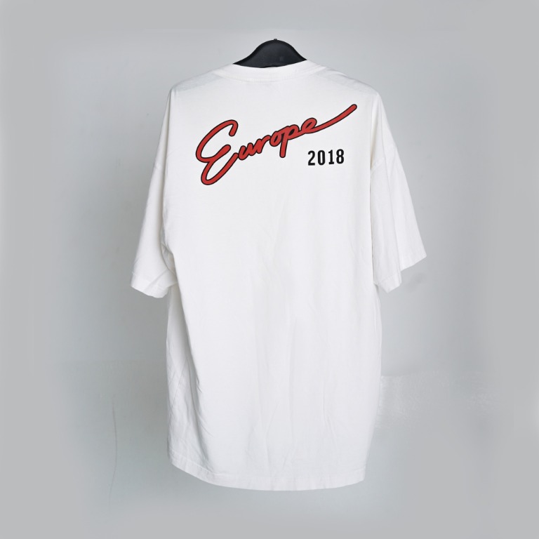 Balenciaga Europe 2018 T-Shirt, Men's Fashion, Tops & Sets