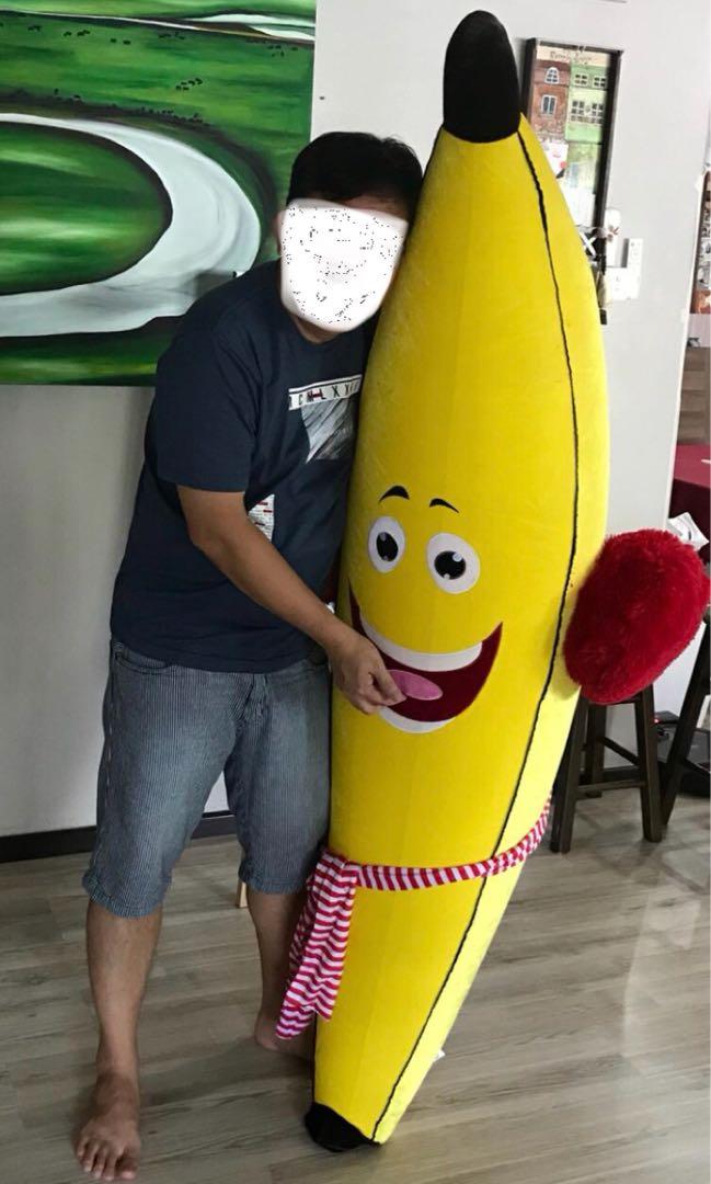 giant banana plush toy