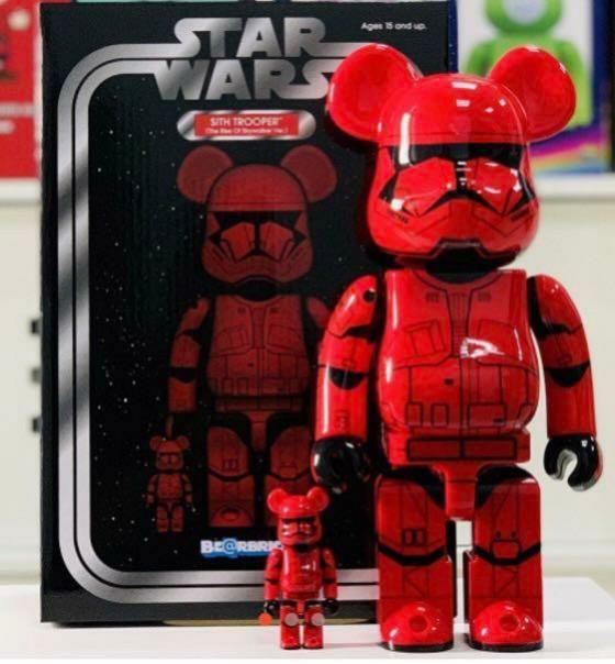 ブランド】 MEDICOM TOY - BE@RBRICK SITH TROOPER CHROME 100％ 400 ...