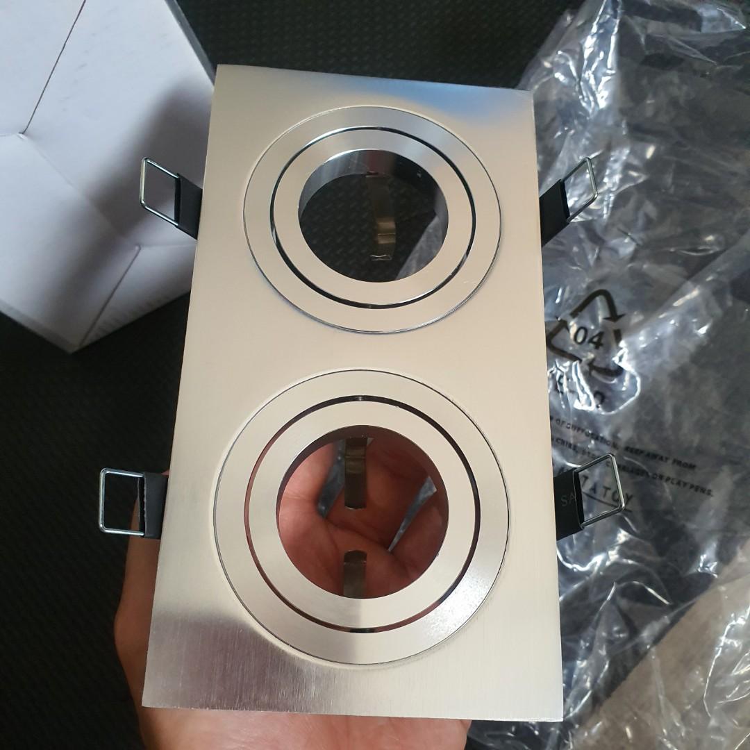 Bnib Bms Double Downlight Fitting Furniture Others On Carousell