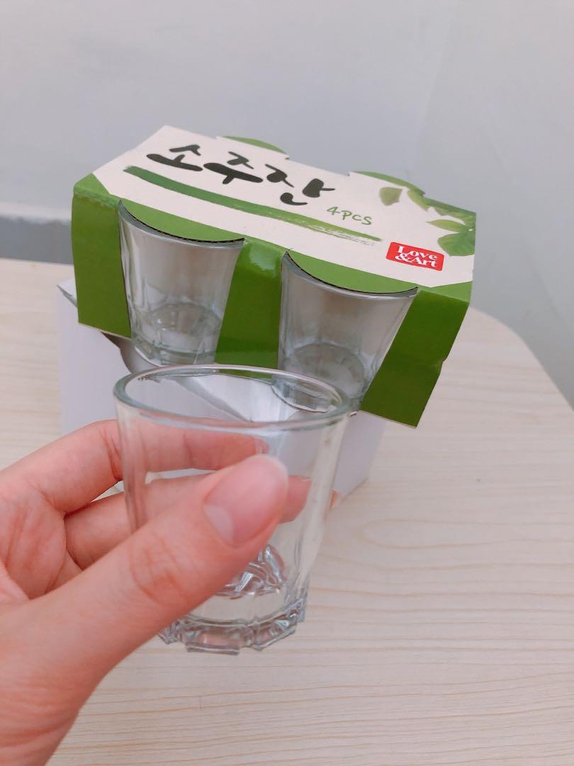 Ready Stock Korean Liquor Soju Glass Soju Cup Soju Shot Soju Bomb Food And Drinks 9283