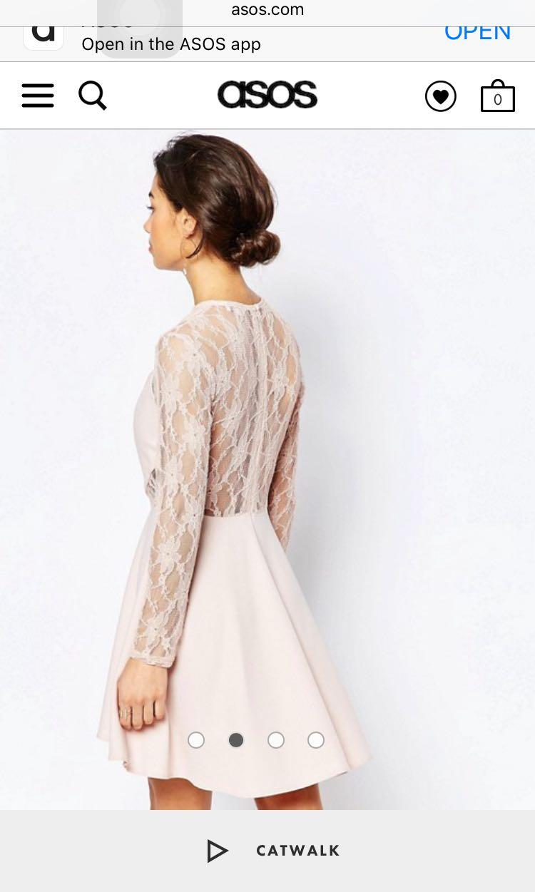 BNWT John Zack Petite Sexy Lace Back Side Cut Dress