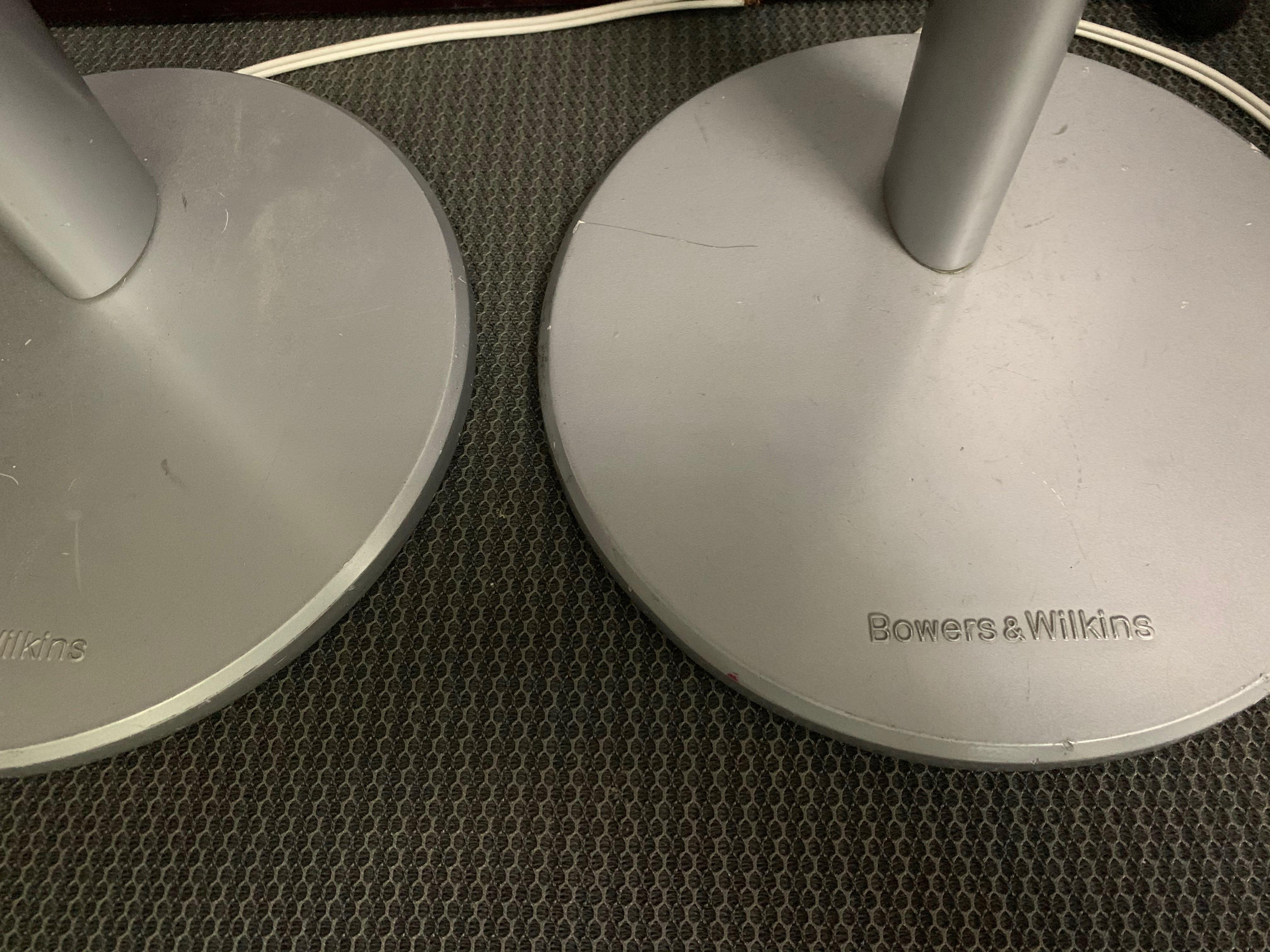 BOWERS AND WILKINS B&W M-1 Speakers w連Stands連原裝喇叭腳架, 音響