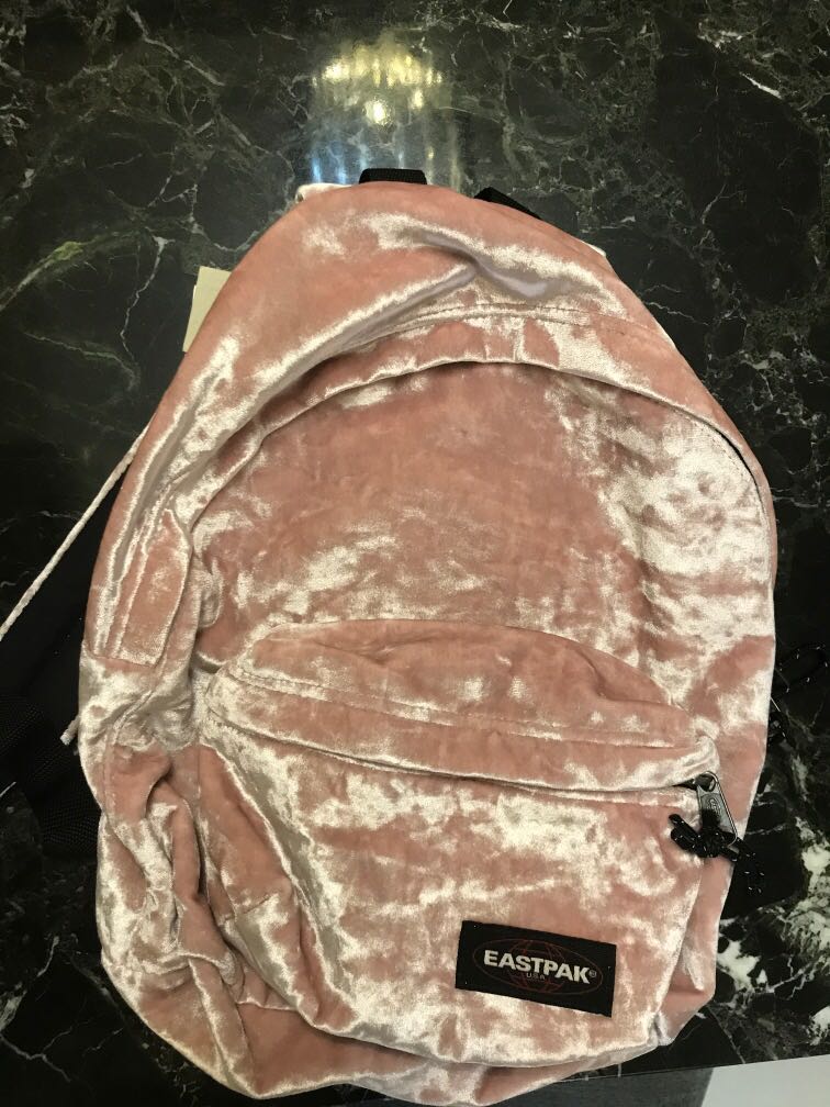 eastpak crushed velvet