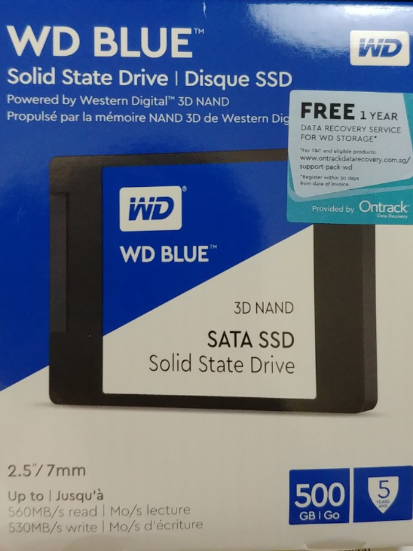 6359円 かわいい新作 WesternDigital 0718037-884639 WD Blue SA510 SATA接続 2.5インチSSD 500GB 5年保証 WDS500G3B0A