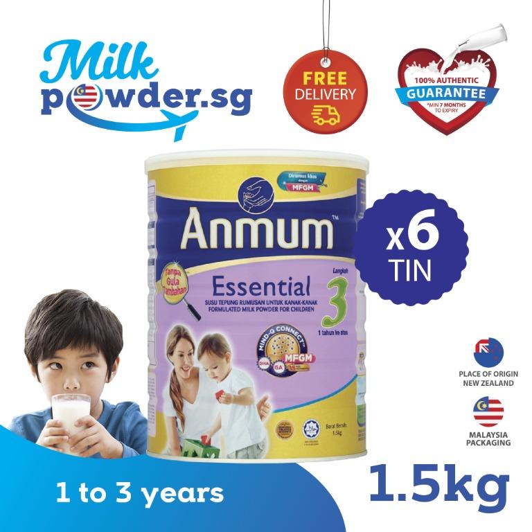 Bundle Of 6 Anmum Essential Step 3 Plain 1 5kg Babies Kids Nursing Feeding On Carousell