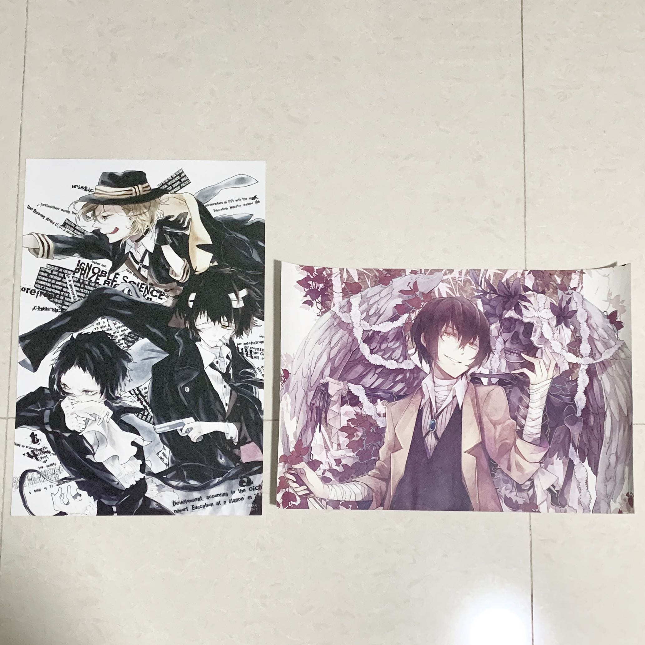 Bungo Stray Dogs Unofficial Posters Entertainment J Pop On Carousell