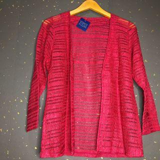 Cardigan Jaring