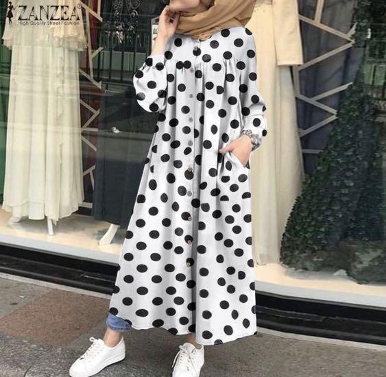 Casual polka discount dot dress