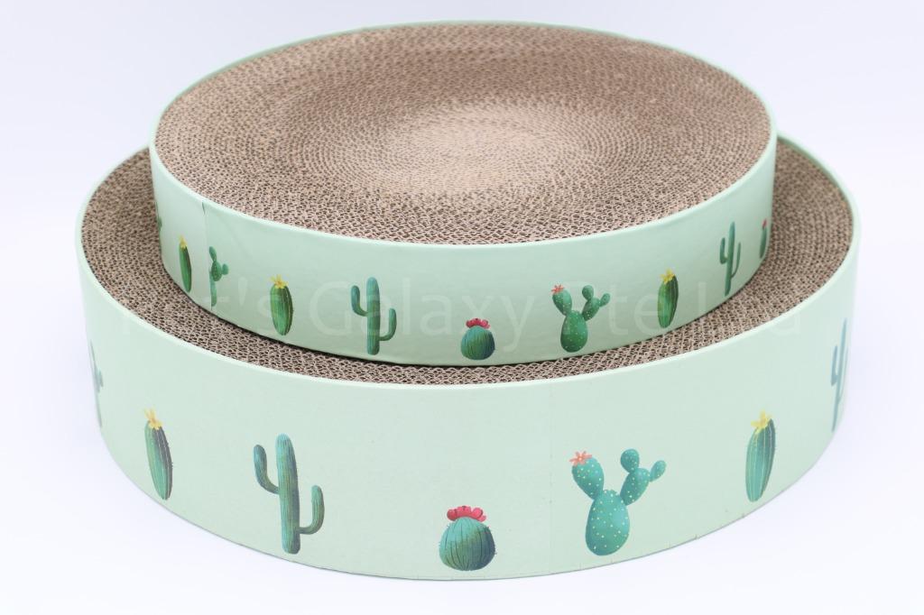 Cat scratching Bowl (Category: Homes & Other Pet Accessories) located in Singapore. Submitted by petsgalaxysg (Listing ID 1028498114, Image 3). Description: M- $10 L-$15 Medium - 32cm diameter 6cm height Large - 41cm diameter 10cm height A round bowl like scratchboard that curves in, allowing your cat to curl up and sleep on and also to scratch and maintain its nails. 🤓🤓🤓 want to view before purchasing? drop us a text or pm us before heading d