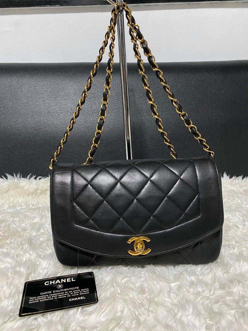 Authentic Chanel Diana Double Flap Bag Luxury Bags  Wallets on Carousell