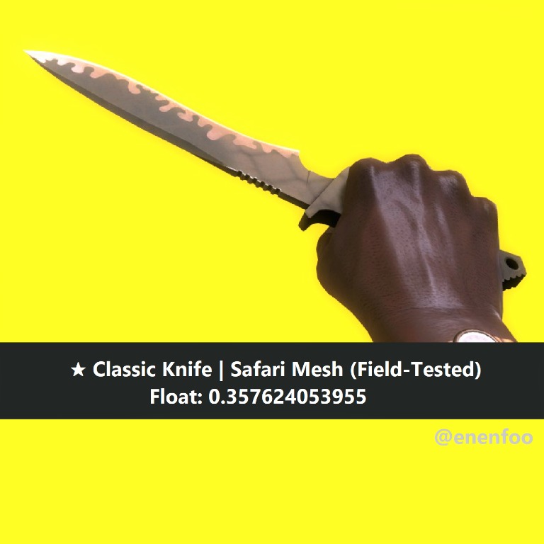 Classic Knife Safari Mesh Ft Field Tested Csgo Skins Knives Brown Skin Toys Games Video Gaming In Game Products On Carousell