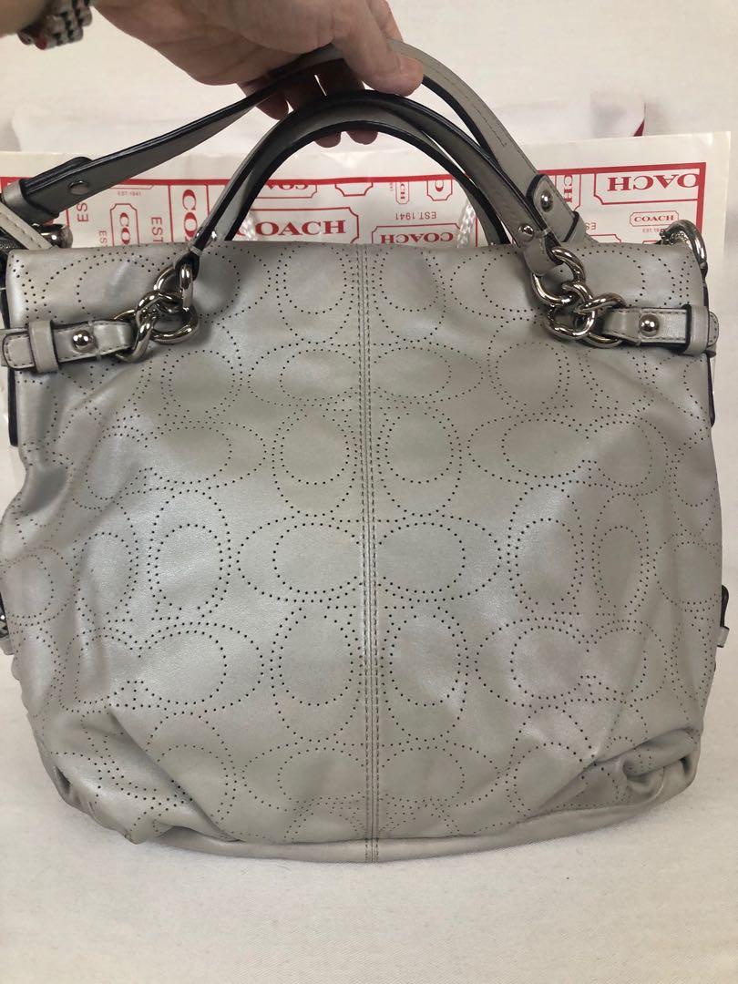 Coach gray handbags Clearance