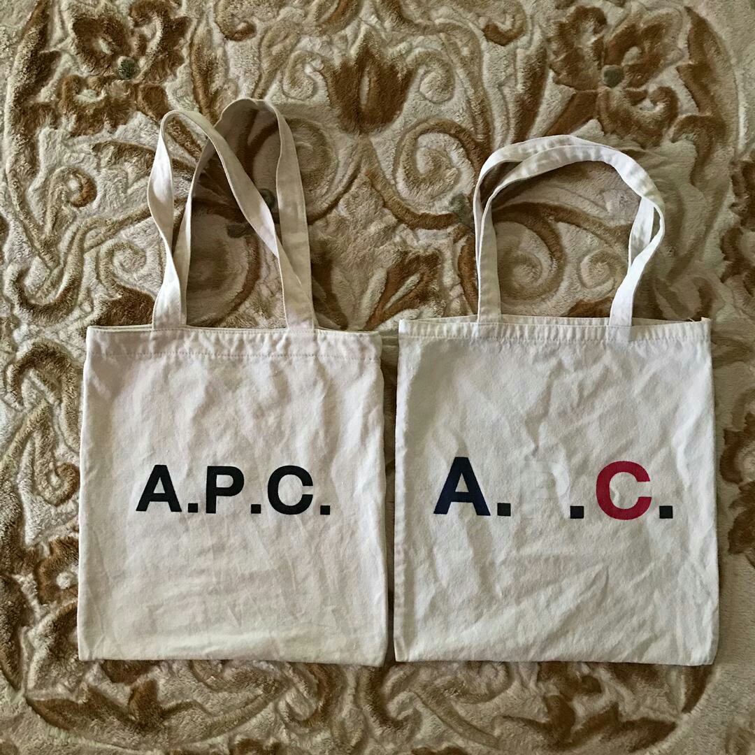 Apc store canvas tote