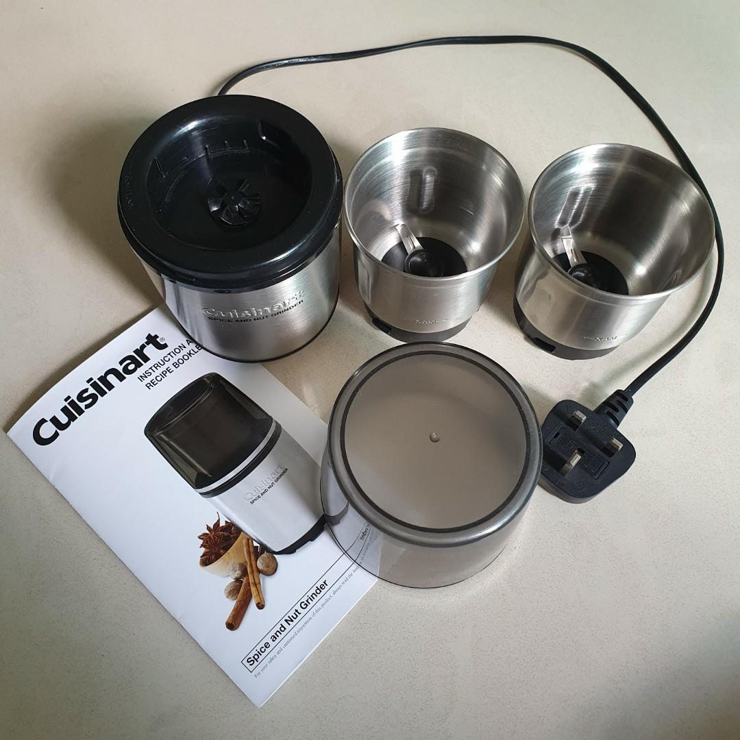 Cuisinart SG-10 Electric Spice and Nut Grinder - Uesd - Works