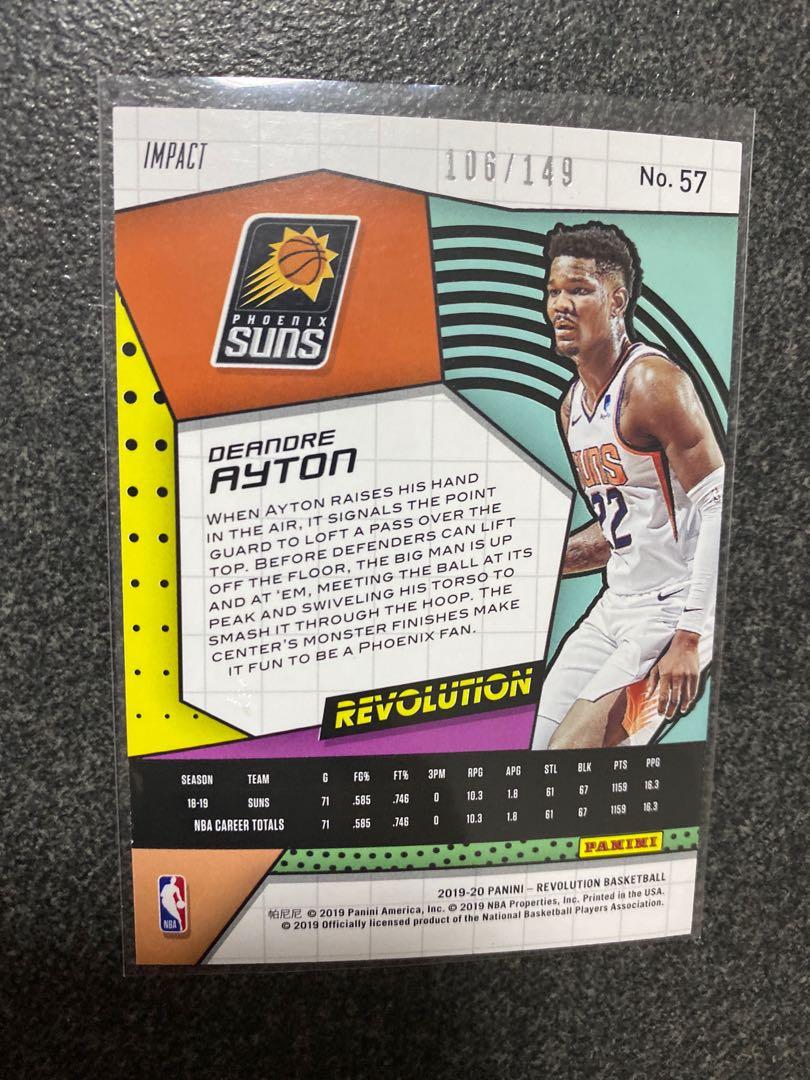 Deandre Ayton 限量球衣特卡套裝nba卡panini 玩具 遊戲類 Board Games Cards Carousell