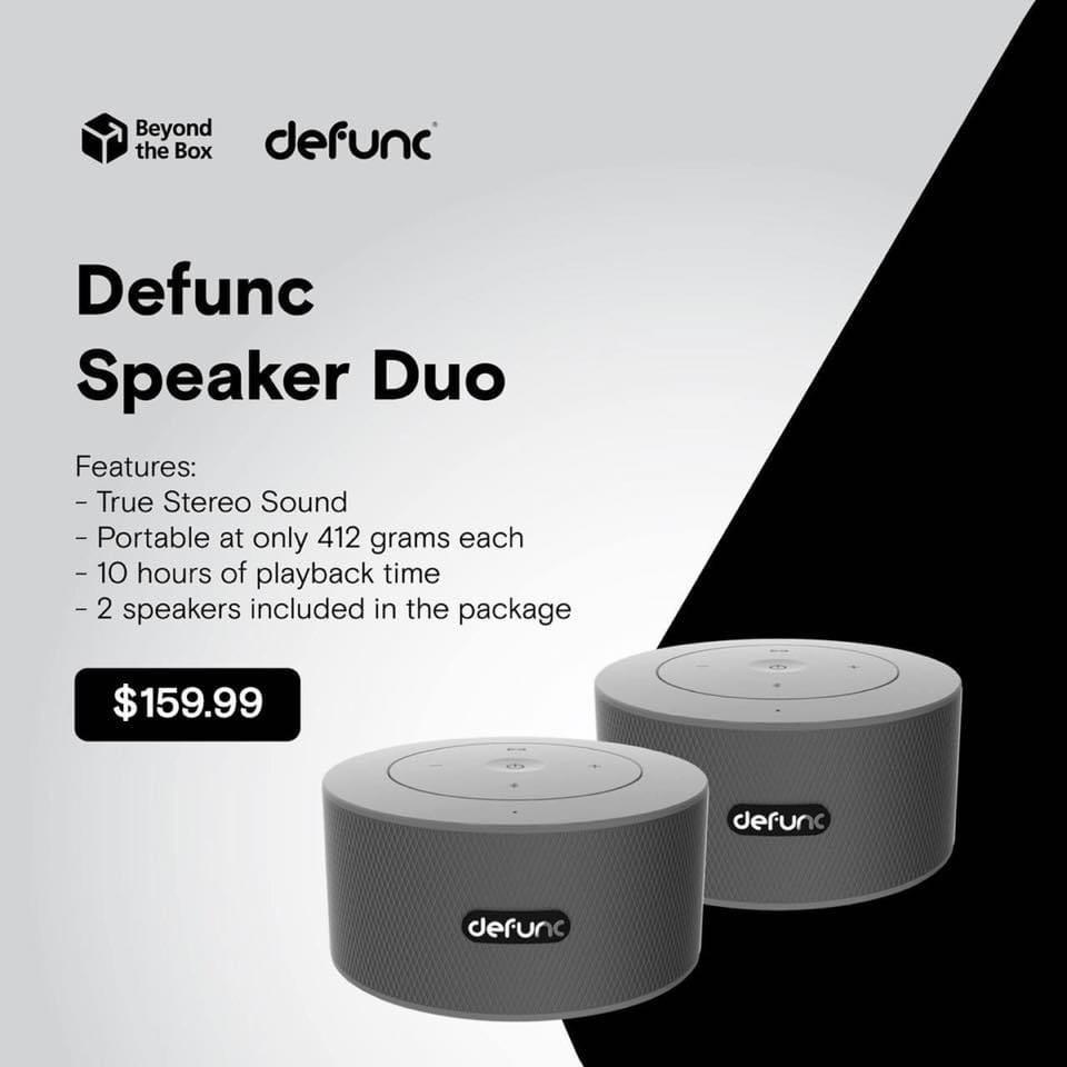 defunc duo speakers