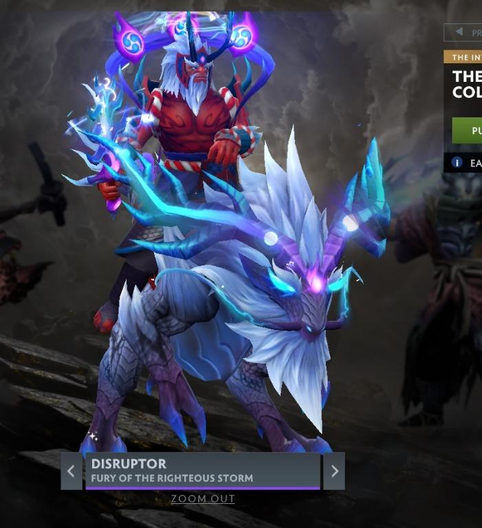 Disruptor Fury Of The Righteous Storm Dota 2 Ti 2020 Collector S Cache Set The International Toys Games Video Gaming In Game Products On Carousell