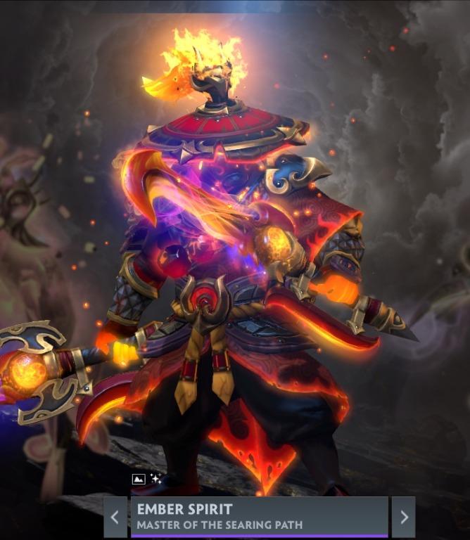 Ember Spirit Master Of The Searing Path Dota 2 Ti 2020 Collector S Cache Set The International Toys Games Video Gaming In Game Products On Carousell